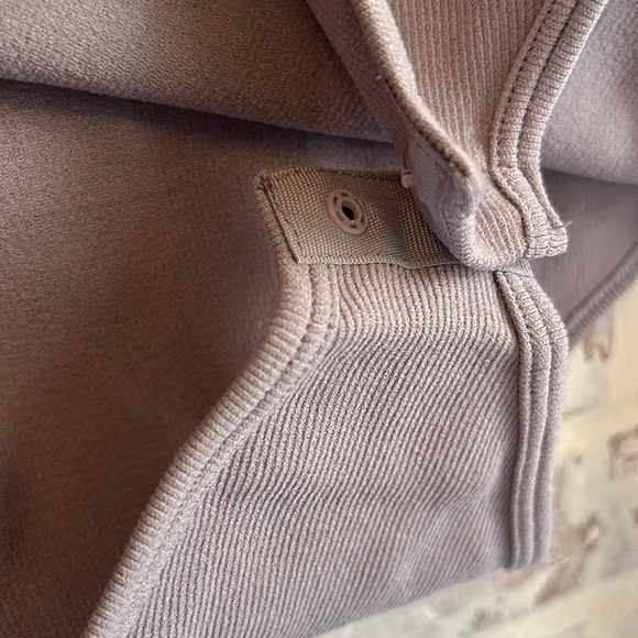 Zara Women's Bodysuit L/S Limitless Contour Ribbed Open Back Purple Sz M-L NWT - Picture 6 of 9